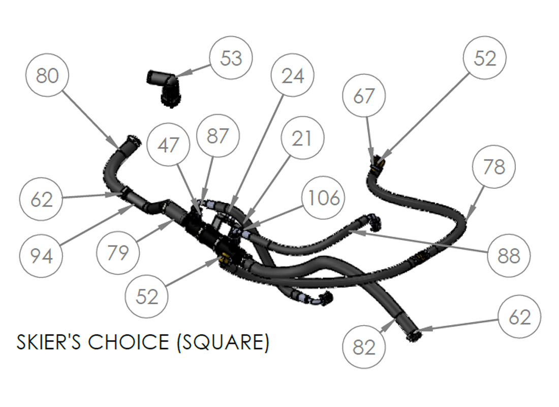 SKIER'S CHOICE (SQUARE)