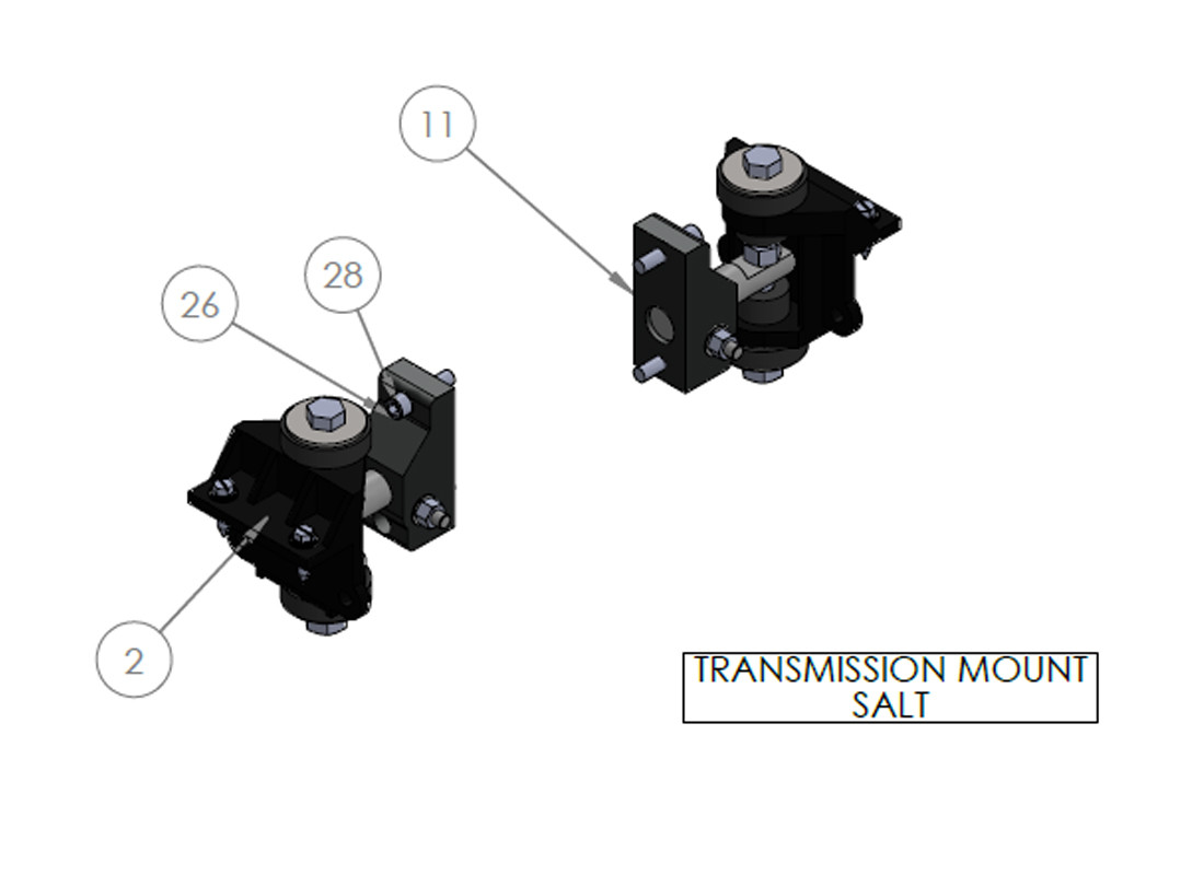 TRANSMISSION MOUNT SALT