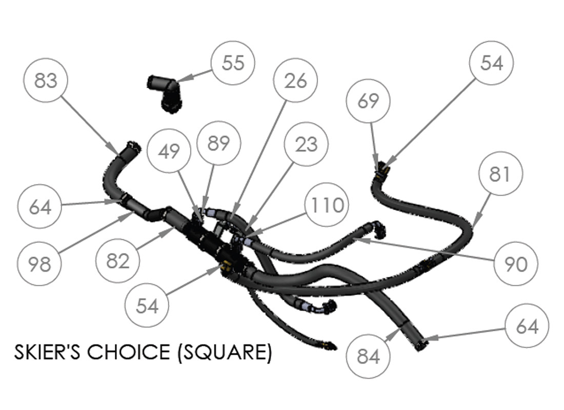 SKIER'S CHOICE (SQUARE)